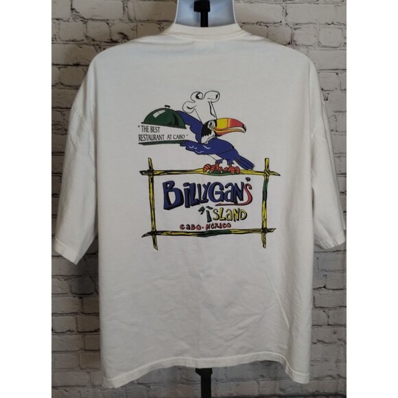 Vintage Billigan's Island Beach Club T Shirt Men's Size 3XL - Picture 3 of 7